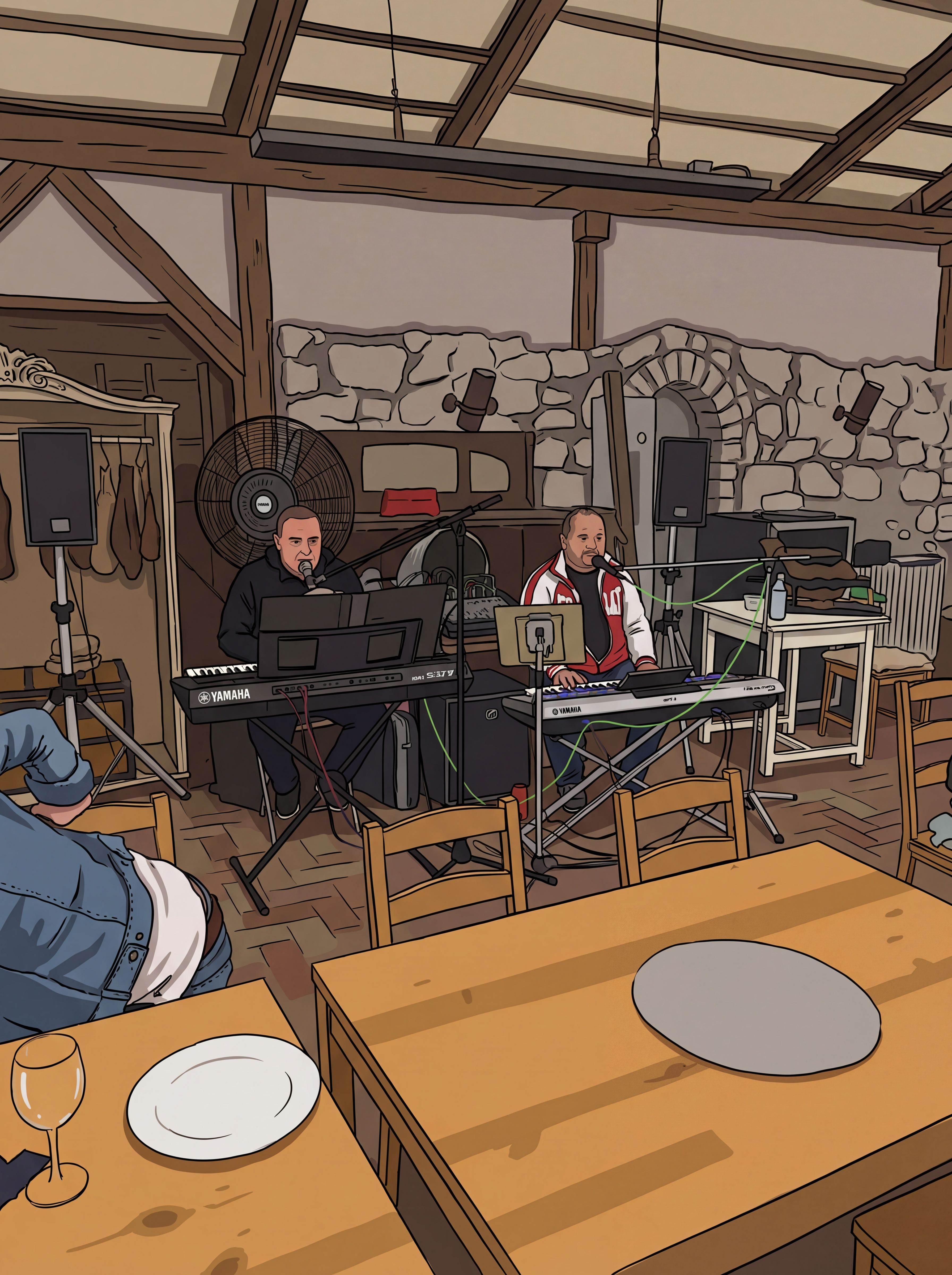 A Csúti Fiúk buli hangulat